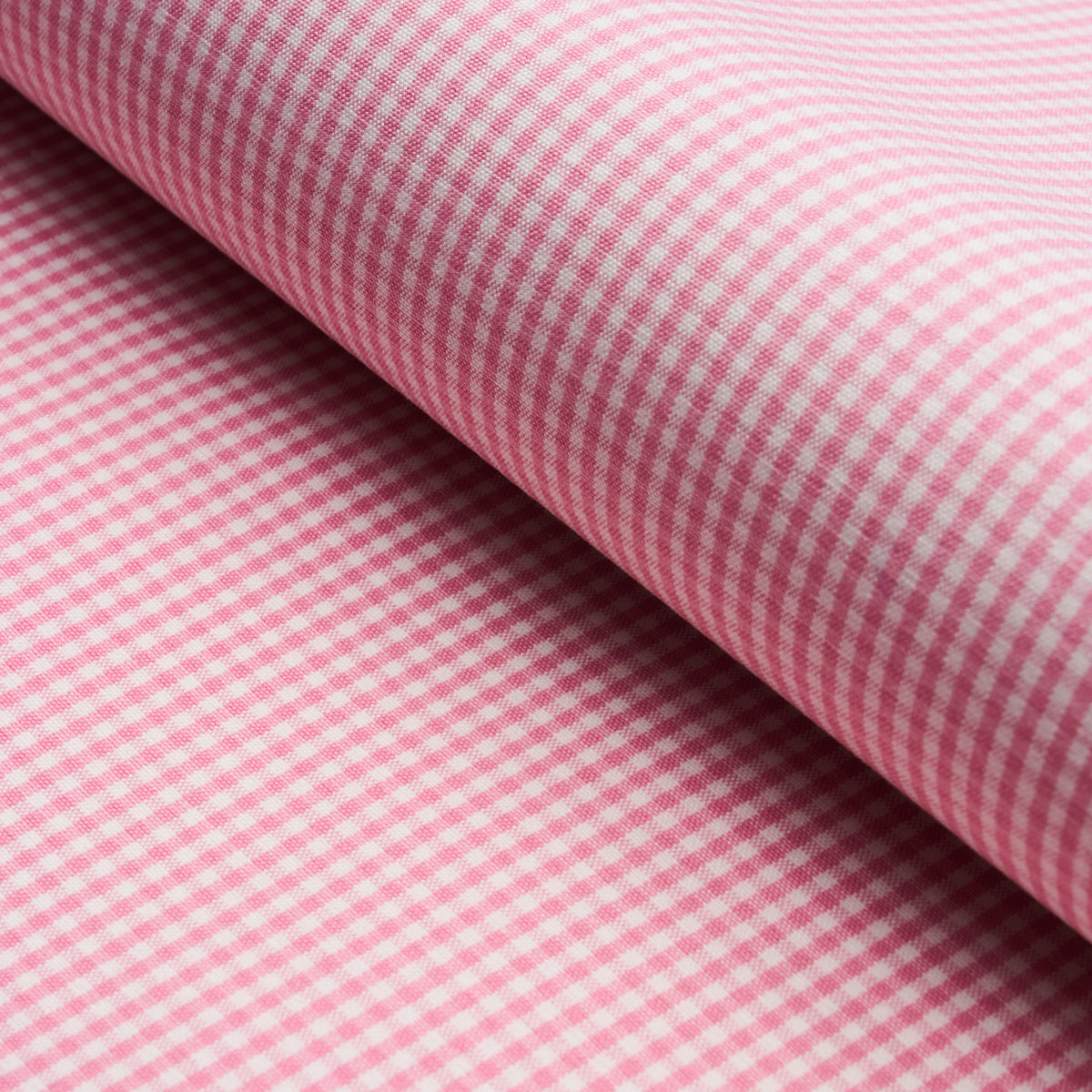 Schumacher Barnet Cotton Check Blush Fabric 64649