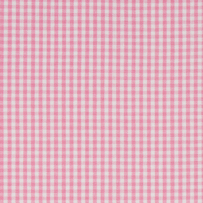 Schumacher Barnet Cotton Check Blush Fabric 64649