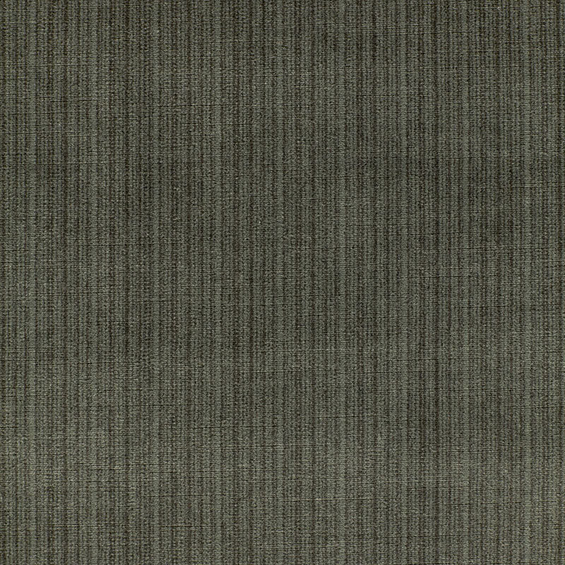 Schumacher Antique Strie Velvet Smoke Fabric 64712