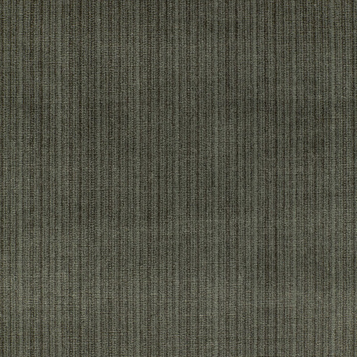 Schumacher Antique Strie Velvet Smoke Fabric Sample 64712