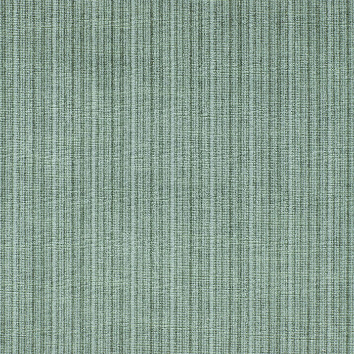 Schumacher Antique Strie Velvet Aqua Fabric 64718