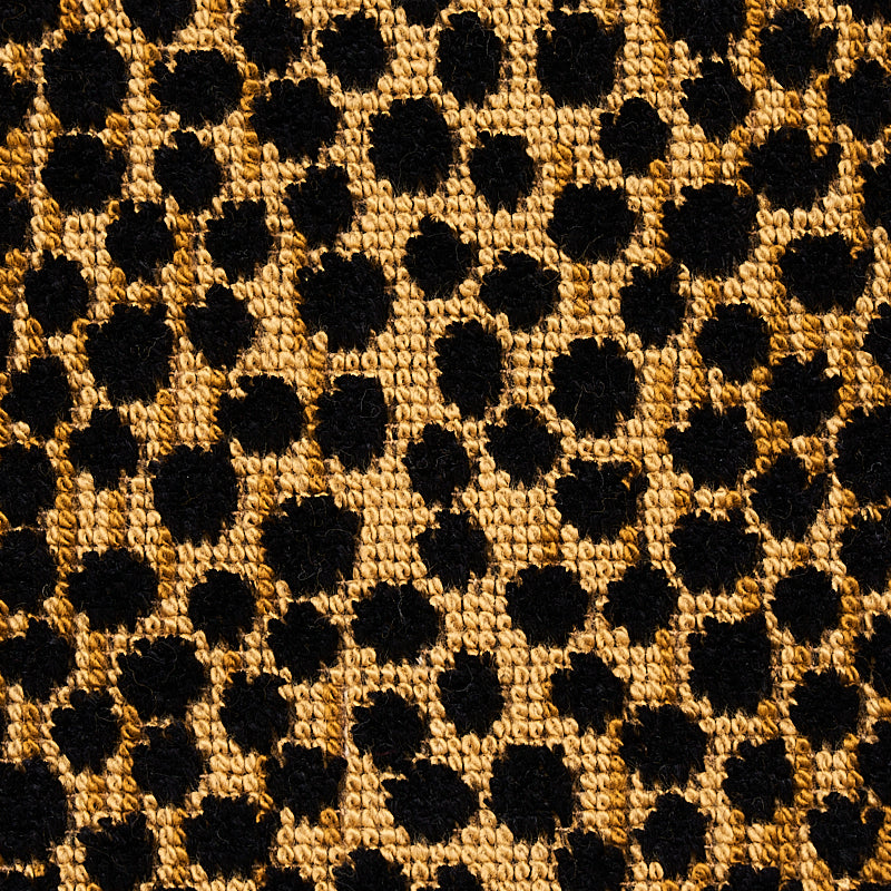 Schumacher Nakuru Linen Velvet Leopard Fabric 64734