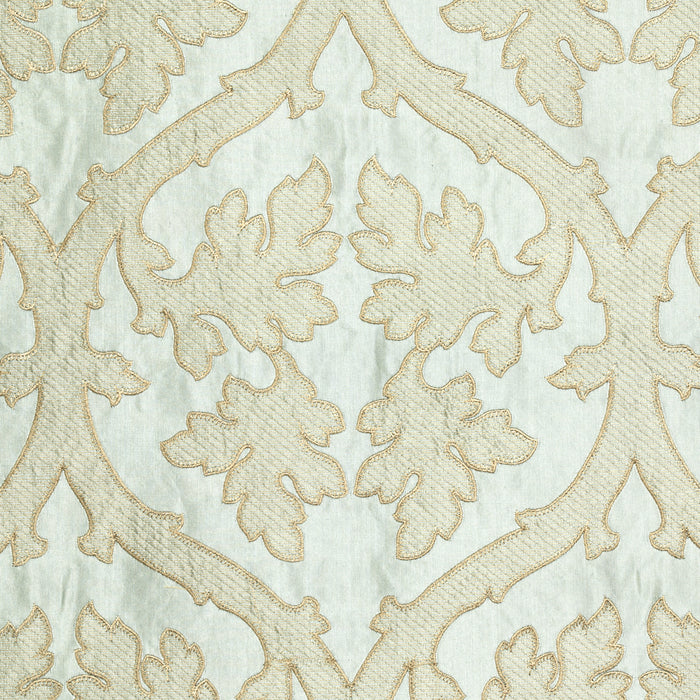 Schumacher Ravenna Embroidery Mineral Fabric 64740