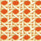 China Seas Club Cane Cream Taupe Orange Wallpaper Sample 6480WP-01