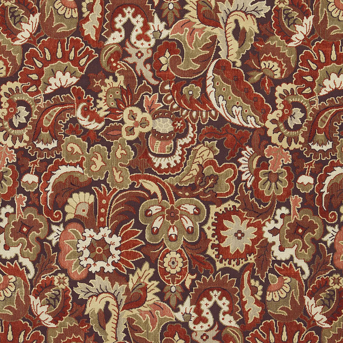 Schumacher Velours Oriental Tuscan Fabric Sample 64831