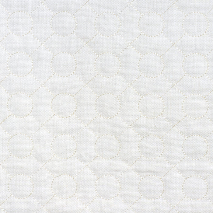 Schumacher Arles Embroidery Oyster Fabric 65001