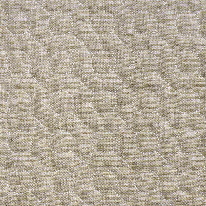 Schumacher Arles Embroidery Greige Fabric Sample 65000