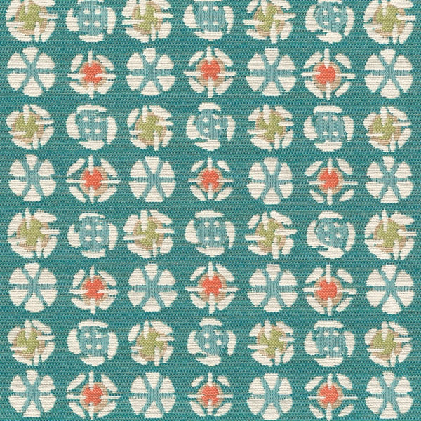 Brentano Memento Lagoon Fabric Sample 6503-07