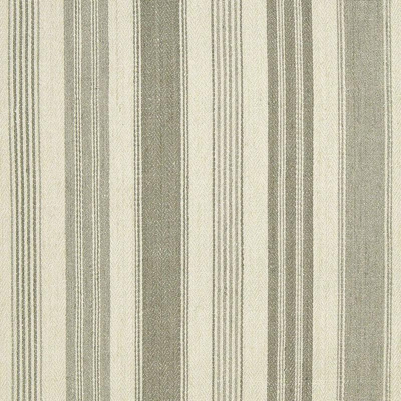 Schumacher Montauban Stripe Dove / Haze Fabric 65170