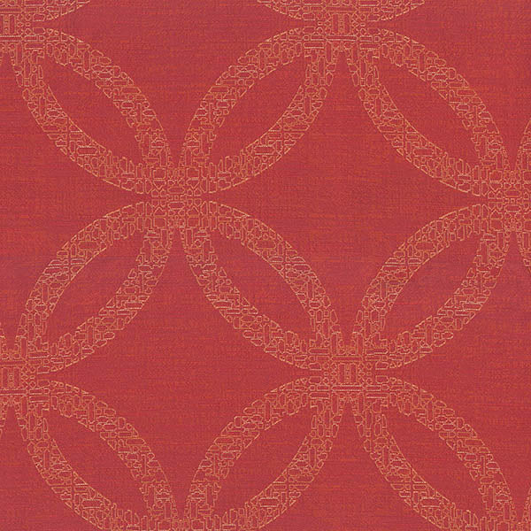 Brentano Courtyard Tomato Fabric Sample 6527-06