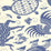 China Seas Indramayu Reverse Royal Blue Wallpaper Sample 653-14