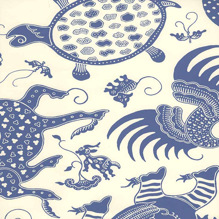 China Seas Indramayu Reverse Royal Blue Wallpaper 653-14