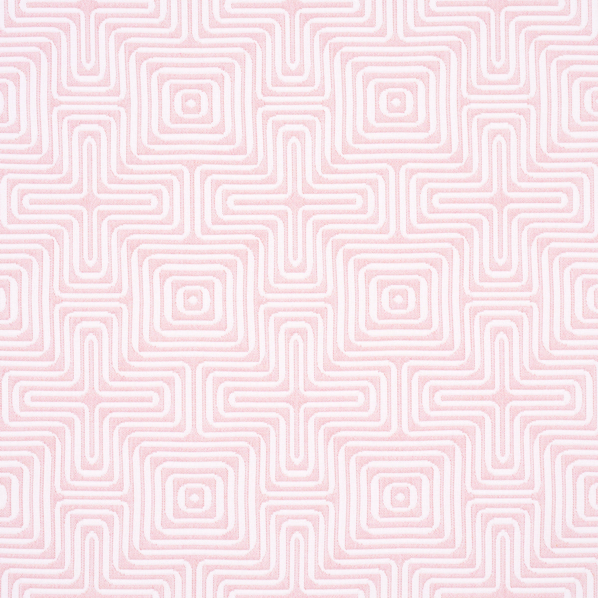 Schumacher Amazing Maze Indoor/Outdoor Blush Fabric 65327