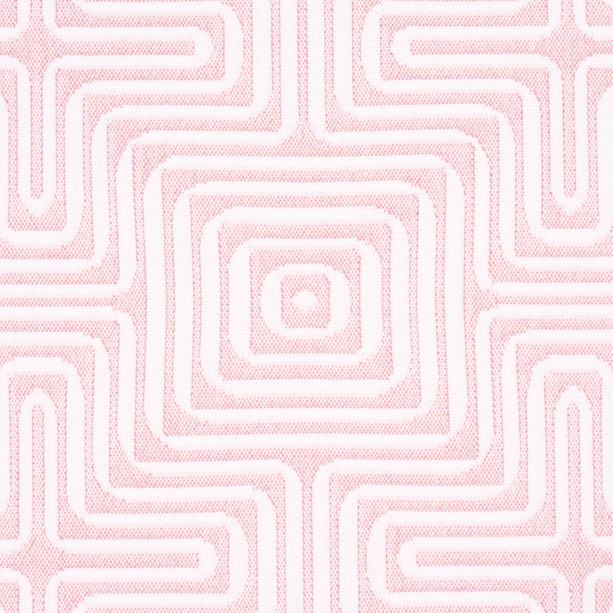 Schumacher Amazing Maze Indoor/Outdoor Blush Fabric 65327