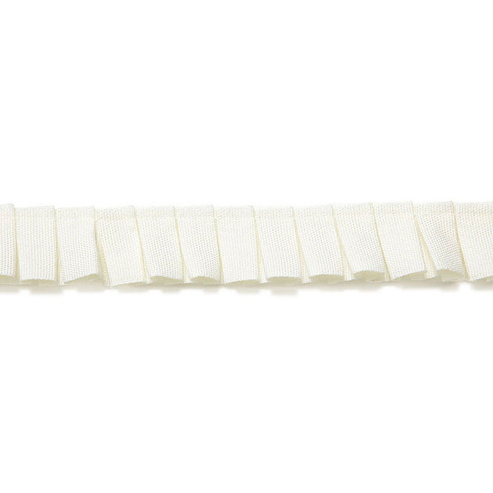 Schumacher Colette Pleated Ruche Blanc Trim 65480