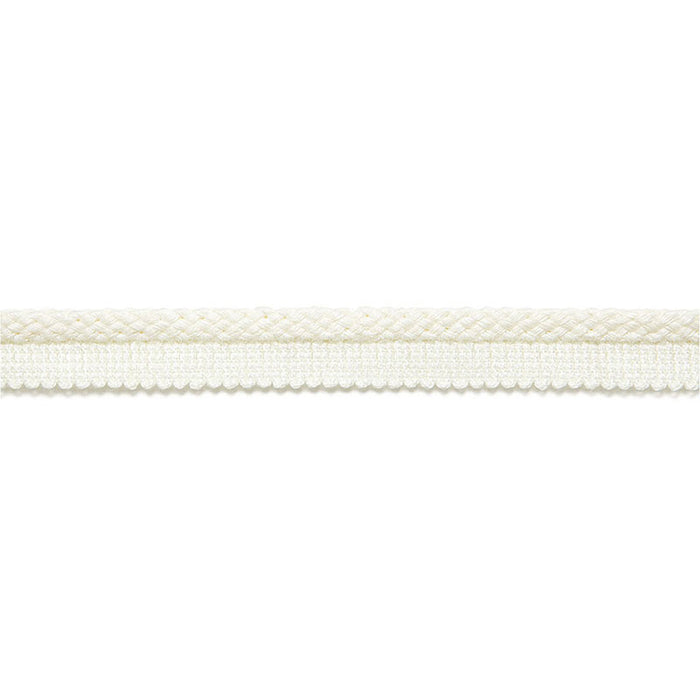 Schumacher Henri Braided Lipcord Blanc Trim Sample 65520