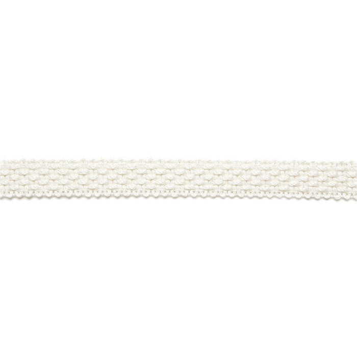 Schumacher Bertrand Linen Braid Blanc Trim 65530