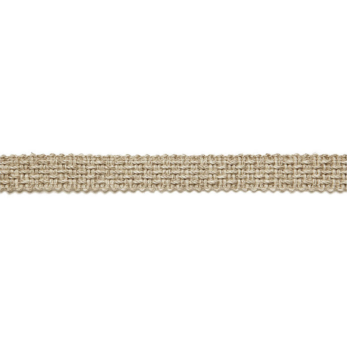 Schumacher Bertrand Linen Braid String Trim Sample 65531