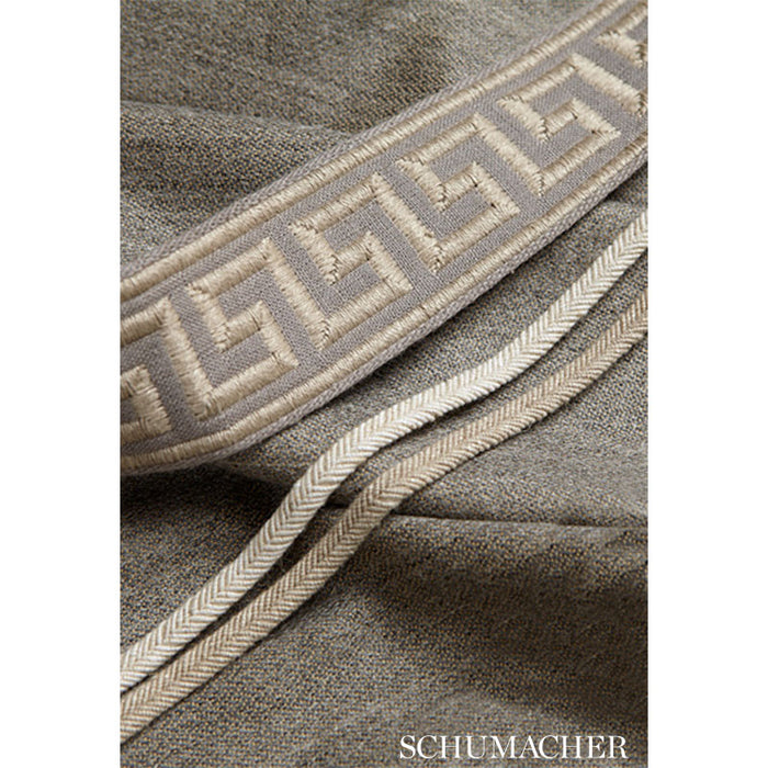 Schumacher Alix Linen Gimp Almond Trim Sample 65540