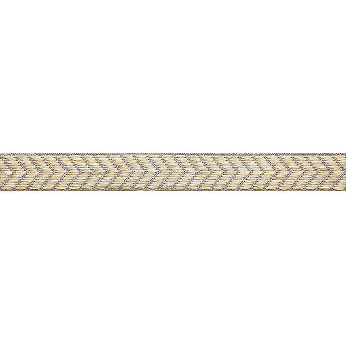 Schumacher Francoise Linen Braid Greige Trim 65581