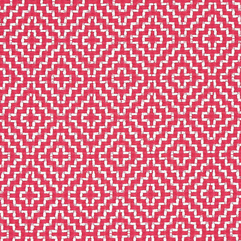 Schumacher Soho Weave Raspberry Fabric 65620