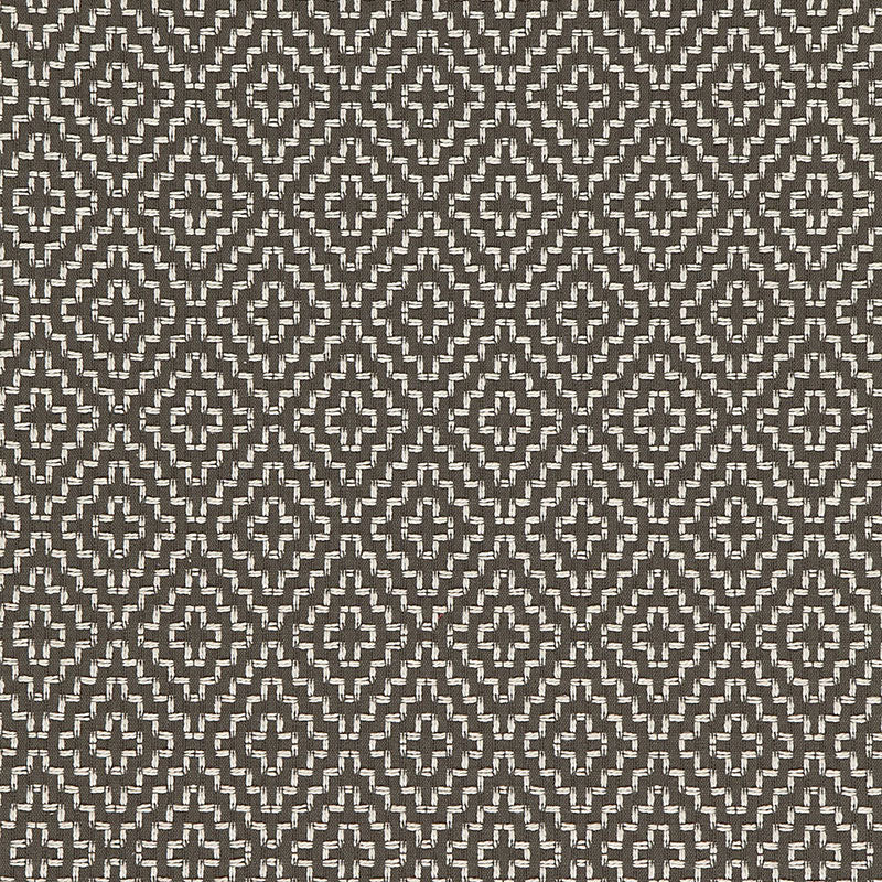 Schumacher Soho Weave Charcoal Fabric 65625