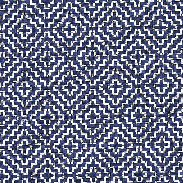 Schumacher Soho Weave Navy Fabric Sample 65627