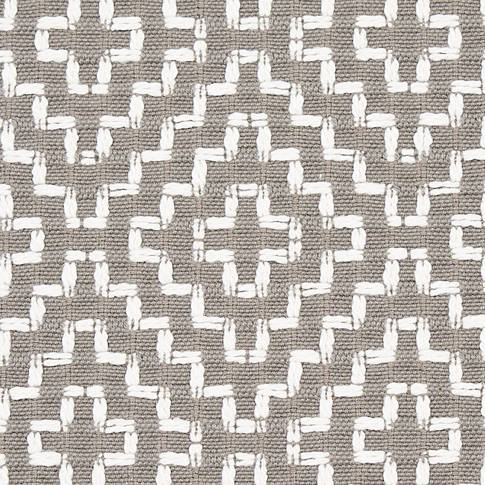 Schumacher Soho Weave Grey Fabric Sample 65628