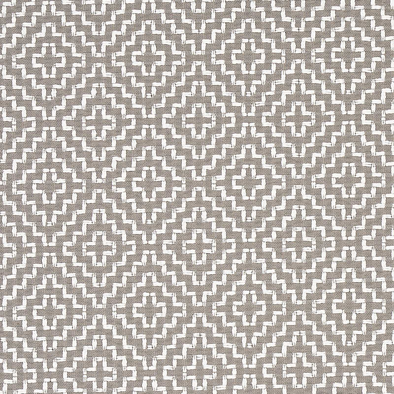 Schumacher Soho Weave Grey Fabric 65628