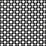 Schumacher Betwixt Black / White Fabric Sample 65683