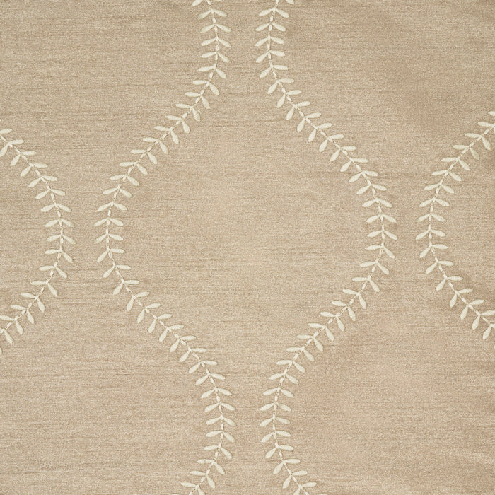 Schumacher Agadir Embroidery Chanterelle Fabric 65750