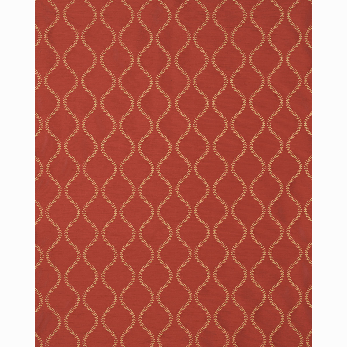 Schumacher Agadir Embroidery Spice Fabric 65754