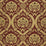 Schumacher Taza Damask Spice Fabric Sample 65771