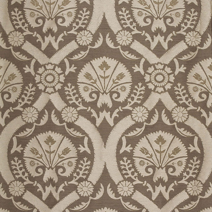 Schumacher Taza Damask Chanterelle Fabric Sample 65772