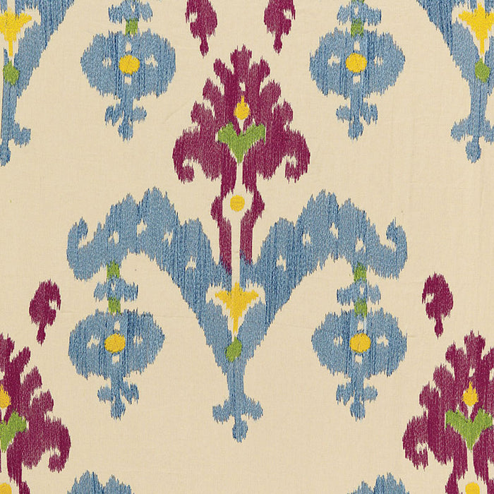 Schumacher Raja Embroidery Jewel Fabric Sample 65812