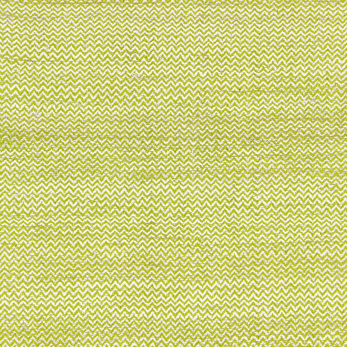 Schumacher Alhambra Weave Lime / Ivory Fabric Sample 65835