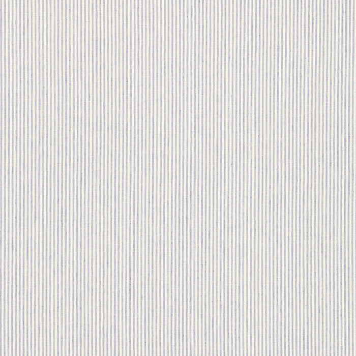 Schumacher Wesley Ticking Stripe Delft Fabric Sample 65983