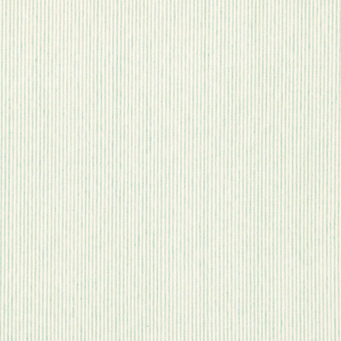 Schumacher Wesley Ticking Stripe Aqua Fabric 65984