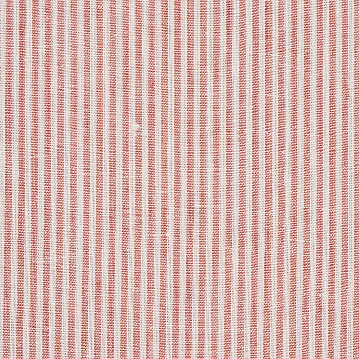 Schumacher Wesley Ticking Stripe Coral Fabric 65988