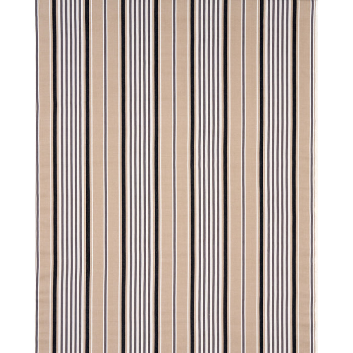 Schumacher Minzer Cotton Stripe Neutral Fabric 66015