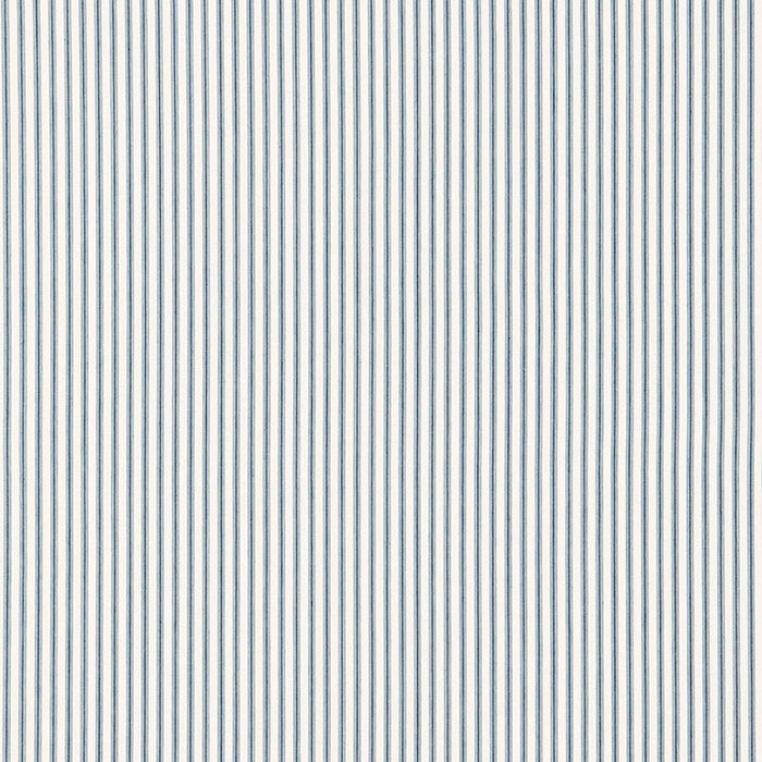 Schumacher Wellfleet Ticking Stripe Ocean Fabric 66021