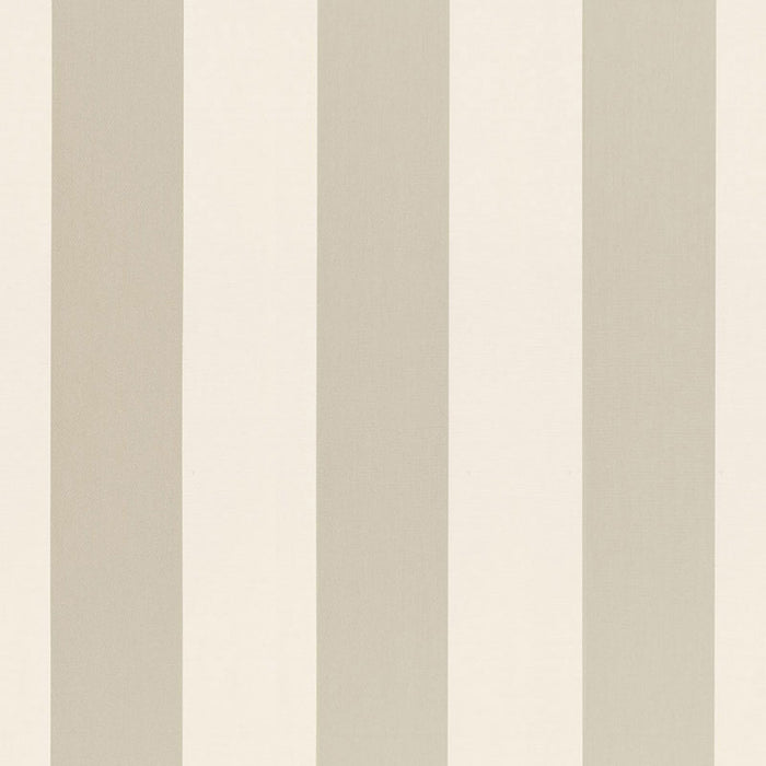 Schumacher Beaufort Awning Stripe Platinum Fabric Sample 66040