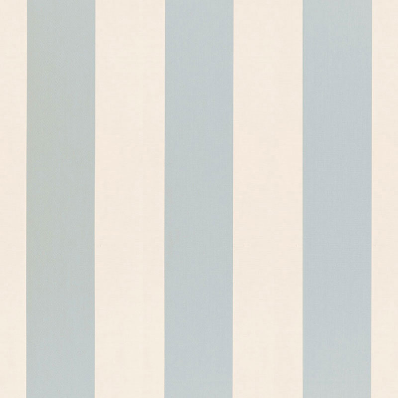 Schumacher Beaufort Awning Stripe Ciel Fabric Sample 66041