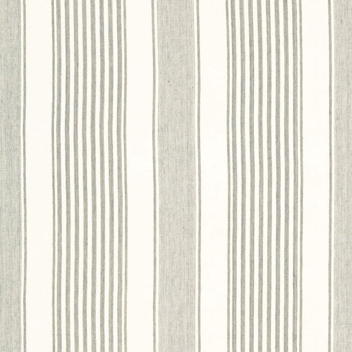 Schumacher Summerville Linen Stripe Gull Fabric 66092