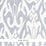 Schumacher Tokat Weave Indigo Fabric Sample 66100