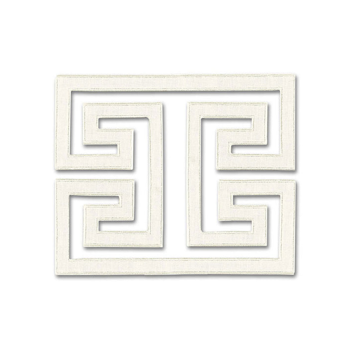 Schumacher Madame Wu Applique Swan Trim Sample 66130