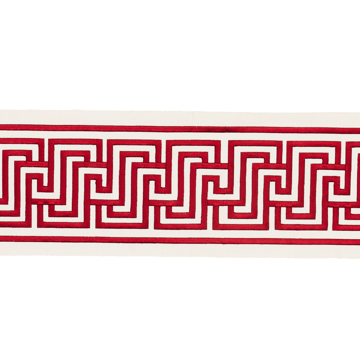 Schumacher Labyrinth Tape Ruby Trim 66141