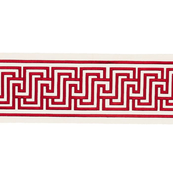 Schumacher Labyrinth Tape Ruby Trim 66141