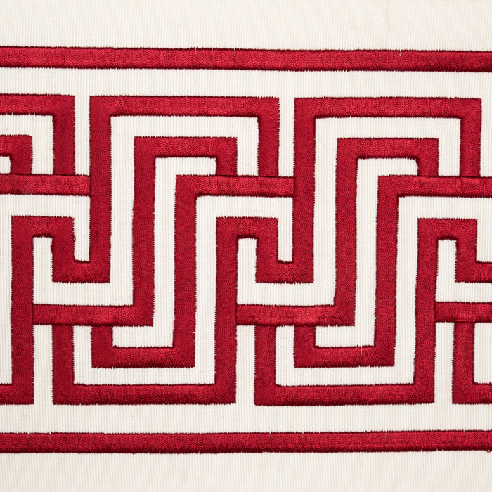 Schumacher Labyrinth Tape Ruby Trim 66141