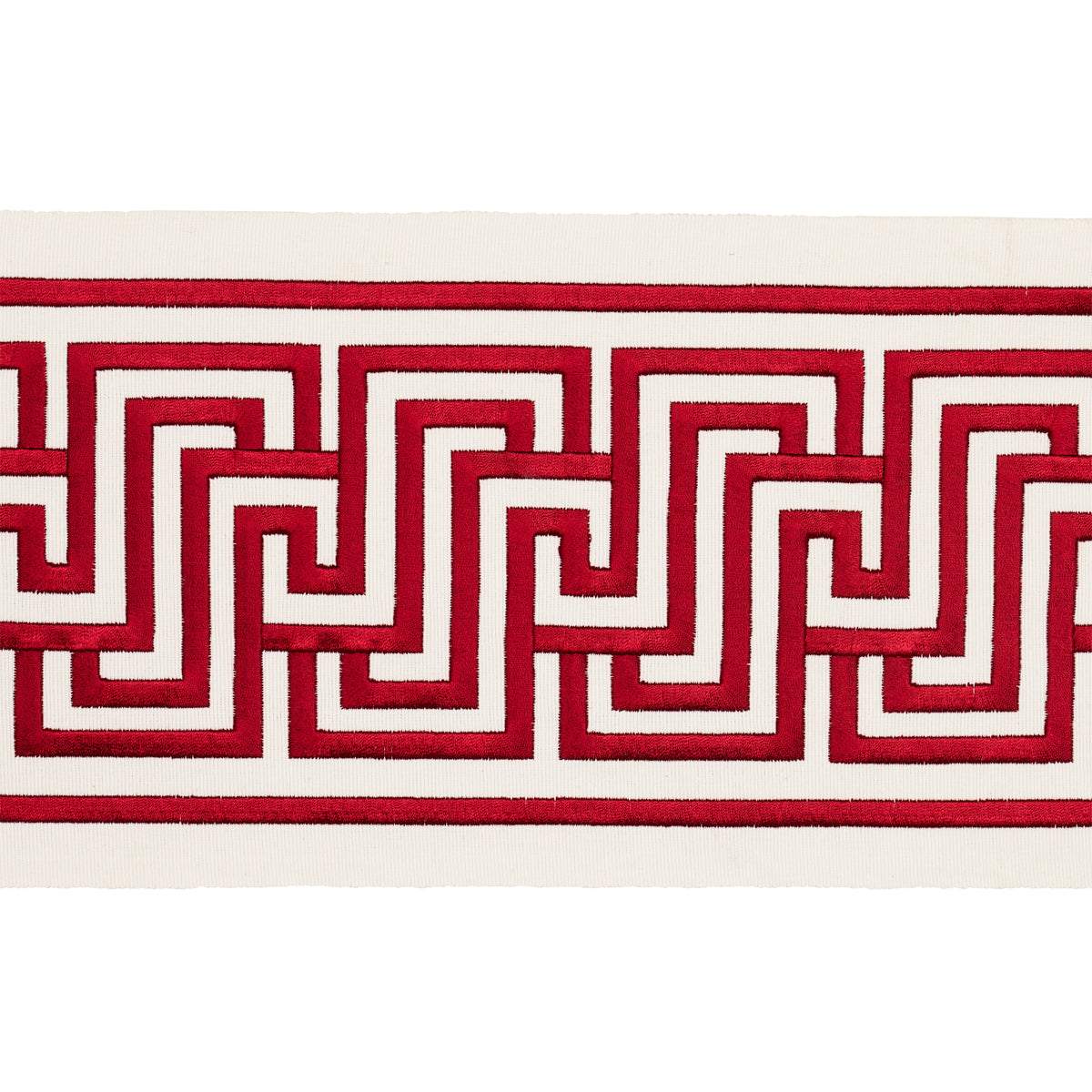 Schumacher Labyrinth Tape Ruby Trim 66141